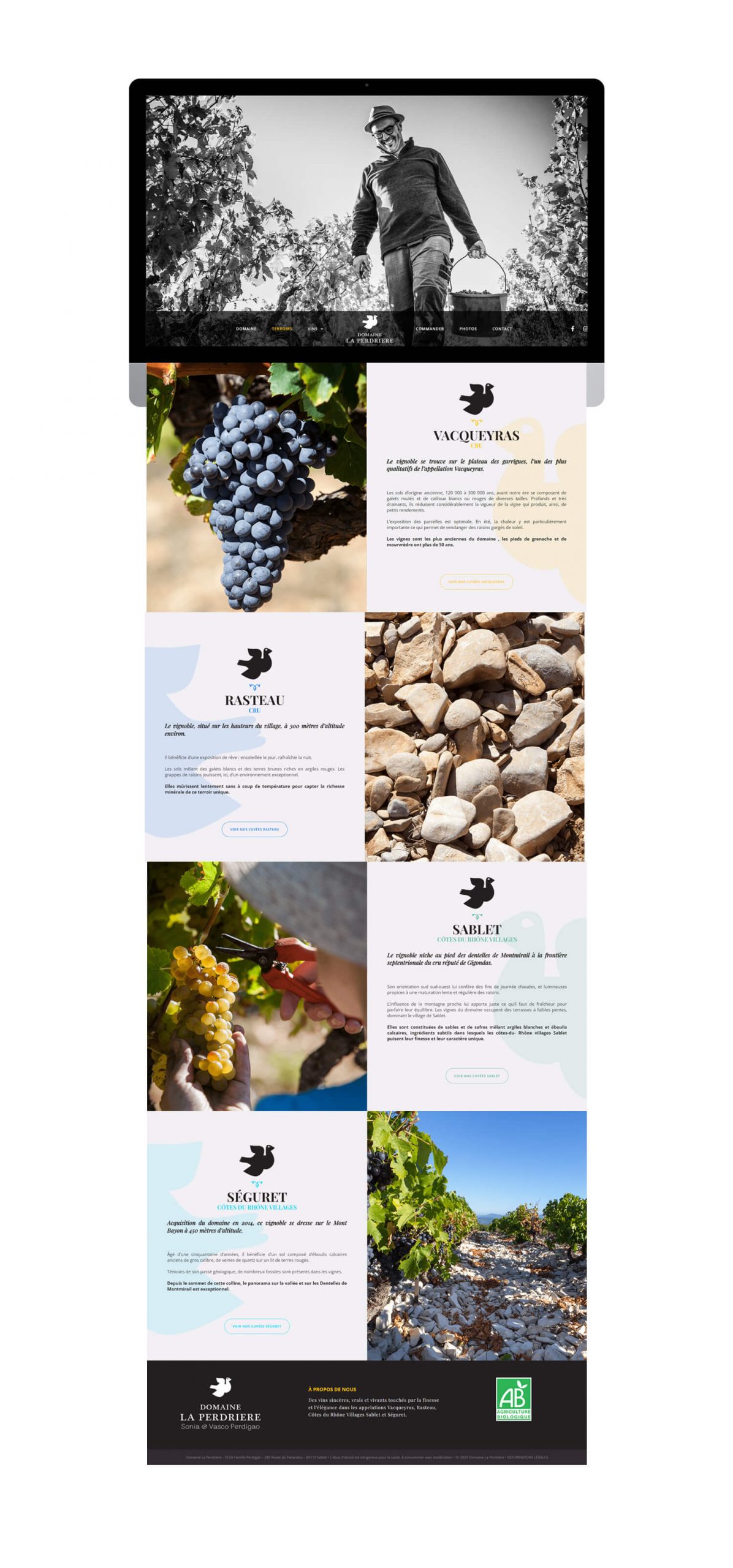 Domaine La Perdrière ★ blackbirdee